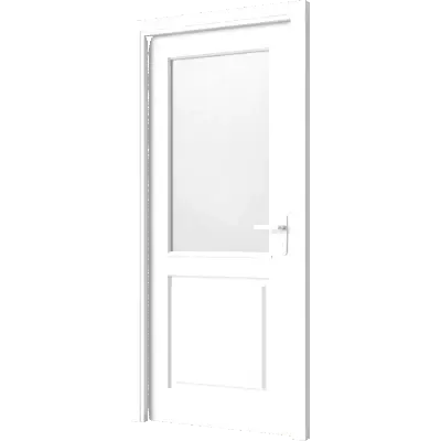 Half Glass door installed in Western NC