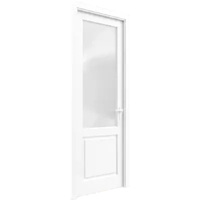 Three-Quarter Glass door installed in Western NC