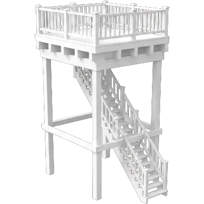 Elevated Deck — Decking